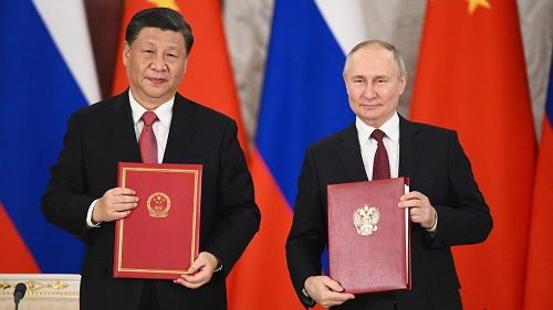 Image partenariat Chine et Russie 