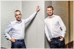 Paolo Cerruti (à gauche) et Peter Carlsson (à droite), cofondateurs de Northvolt