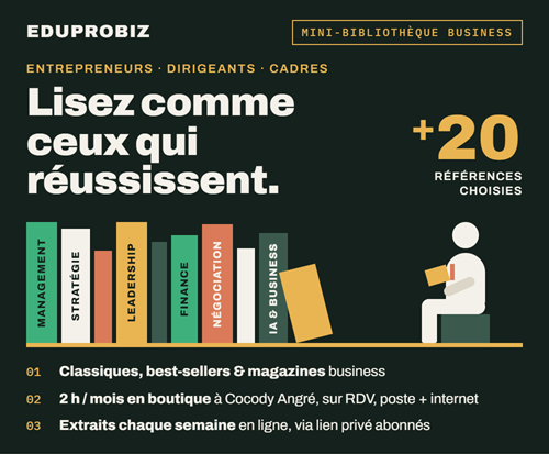 EDUPROBIZ MINI BIBLIOTHEQUE BUSINESS