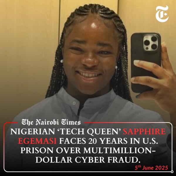 La nigériane Sapphire Egemasi arrêtée par le FBI