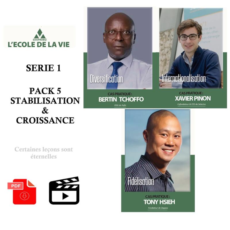 ECOLE DE LA VIE - Pack 5 - Croissance & Stabilisation