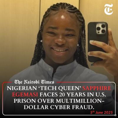 La nigériane Sapphire Egemasi arrêtée par le FBI