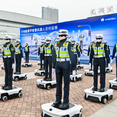 Robot Chinois pour la circulation 