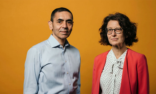 Ugur Sahin et Ozlem Tureci cofondateur Biontech